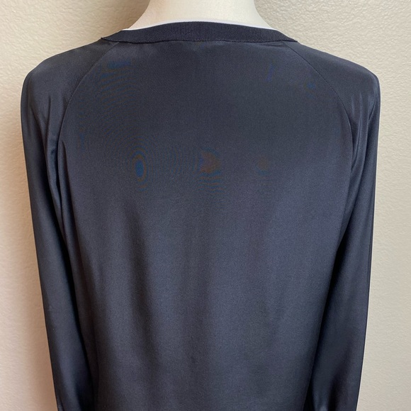 Vince Knit Silky V Neck Blouse Sweater - Picture 9 of 12